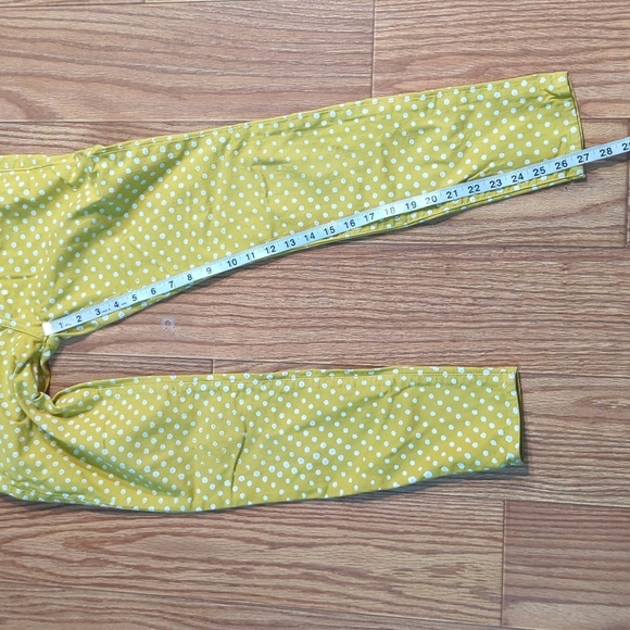 Current/Elliott lemongrass polka dot stretch Stiletto True 80s Skinny Jeans, 26* - Picture 4 of 6